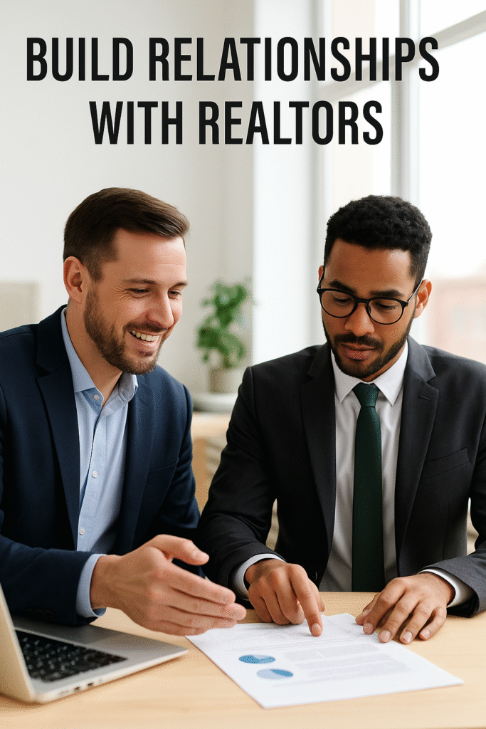 collaboration with realtors and contractors